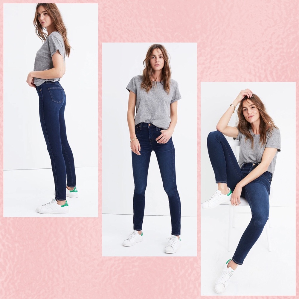 NWOT Madewell 10” High Rise Skinny Jean in Hayes Wash size 27